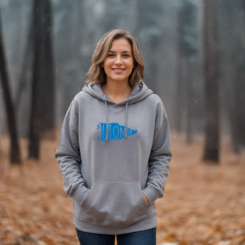 SALE "Let's Go Lions"Relaxed Fit Classic Unisex Hoodie