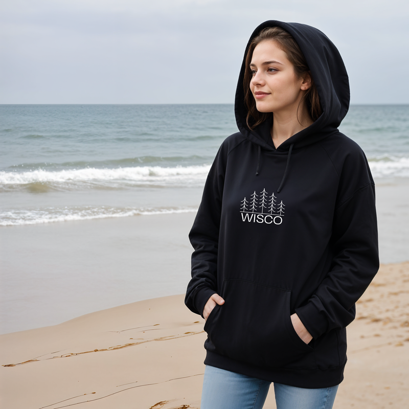 "Wisco"Relaxed Fit Classic Unisex Hoodie