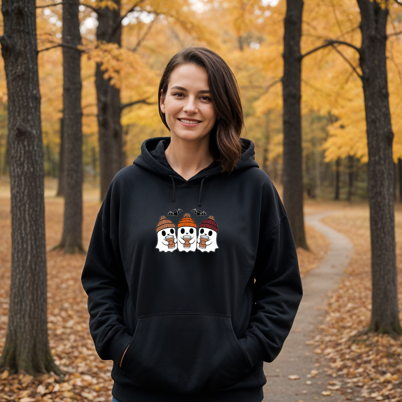 "Boo &Friends"Relaxed Fit Classic Unisex Hoodie