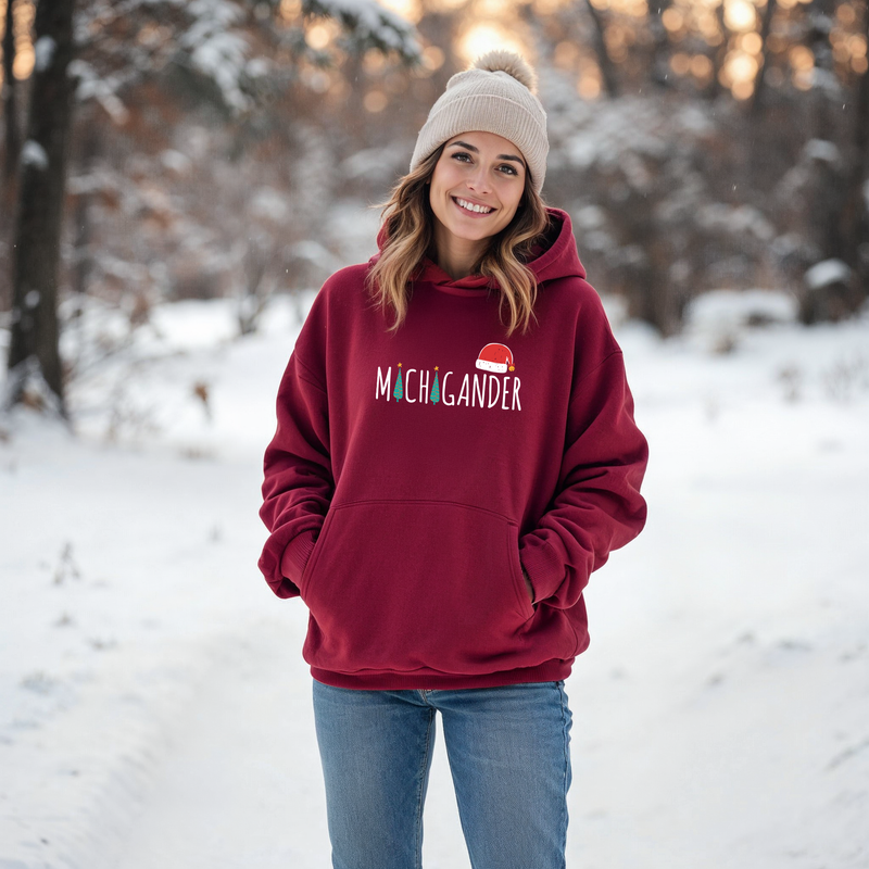 SALE "SANTA Michigander"Relaxed Fit Classic Unisex Hoodie