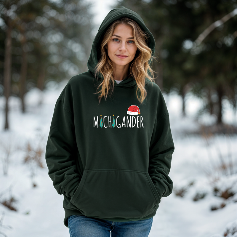 SALE "SANTA Michigander"Relaxed Fit Classic Unisex Hoodie