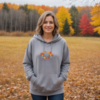 "Autumn Greetings"Relaxed Fit Classic Unisex Hoodie