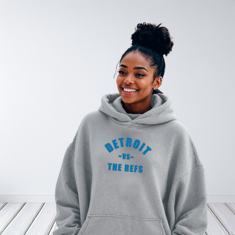 SALE "Detroit -vs- The Refs"Relaxed Fit Classic Unisex Hoodie