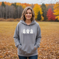 "Peek A Boo"Relaxed Fit Classic Unisex Hoodie