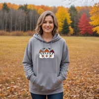 "Boo &Friends"Relaxed Fit Classic Unisex Hoodie