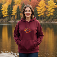"Autumn Greetings"Relaxed Fit Classic Unisex Hoodie