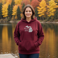"Michigan Rocks Petoskey Stone"Relaxed Fit Classic Unisex Hoodie