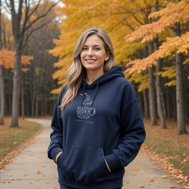 "Warm &Cozy"Relaxed Fit Classic Unisex Hoodie