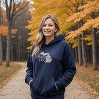 "Michigan Rocks Petoskey Stone"Relaxed Fit Classic Unisex Hoodie