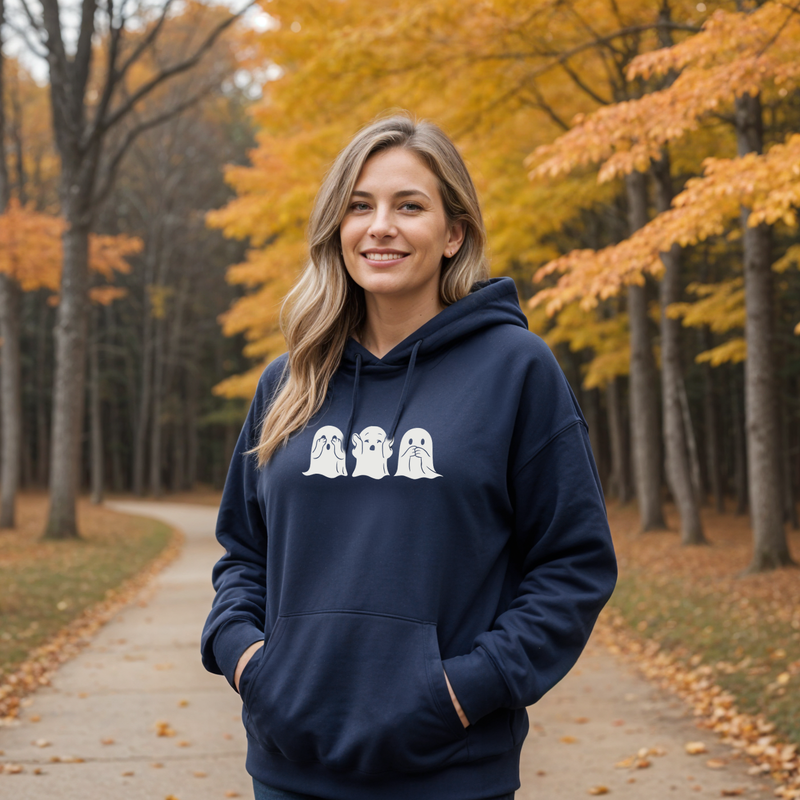 "Peek A Boo"Relaxed Fit Classic Unisex Hoodie