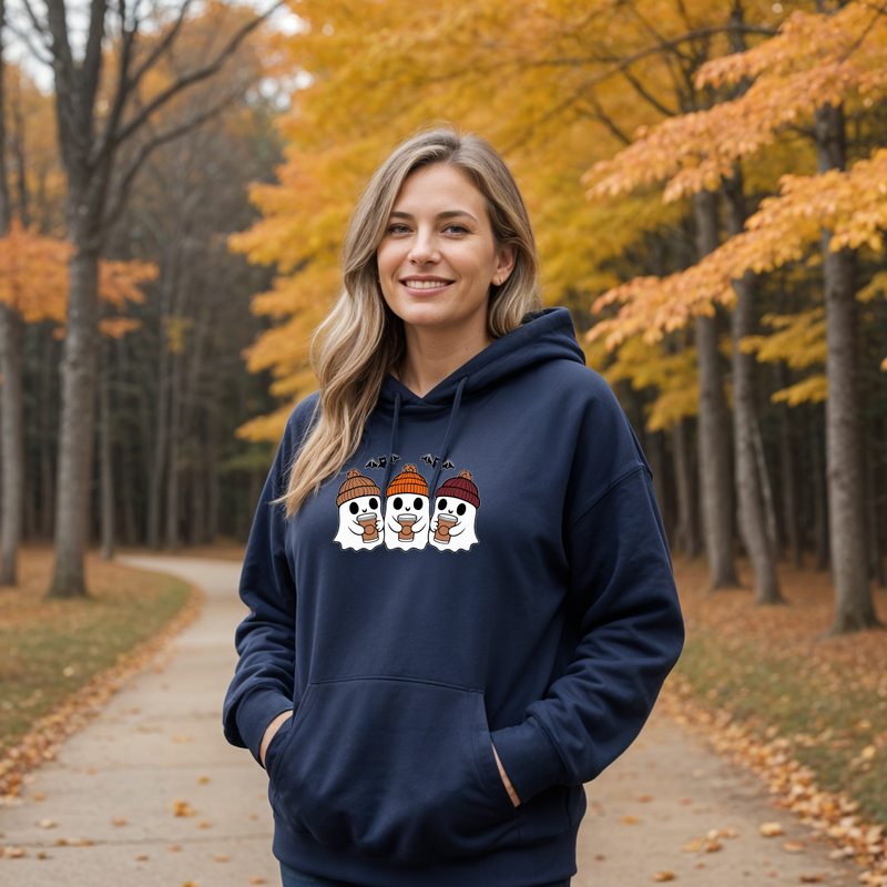 "Boo &Friends"Relaxed Fit Classic Unisex Hoodie