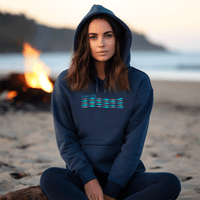 "Breaking Waves"Relaxed Fit Classic Hoodie