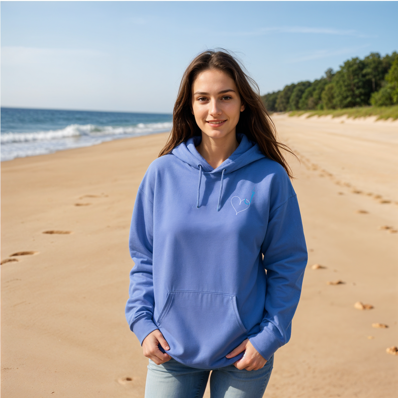 SALE "Hooked on Love"Relaxed Fit Classic Unisex Hoodie