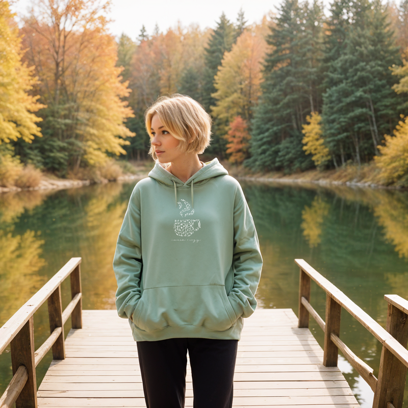 "Warm &Cozy"Relaxed Fit Classic Unisex Hoodie