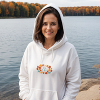 "Autumn Greetings"Relaxed Fit Classic Unisex Hoodie