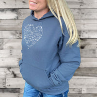 "I Love Boo"Relaxed Fit Classic Hoodie