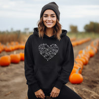 "I Love Boo"Relaxed Fit Classic Hoodie
