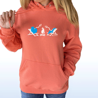"Michigan Campfire"Relaxed Fit Classic Unisex Hoodie