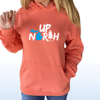 "Up North Michigan Woods"Relaxed Fit Classic Hoodie