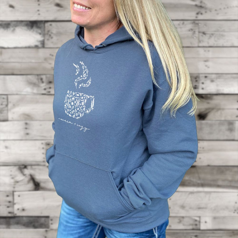 "Warm &Cozy"Relaxed Fit Classic Unisex Hoodie