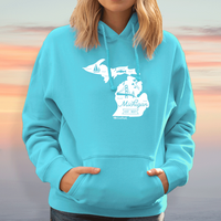 "Vintage Michigan"Relaxed Fit Classic Unisex Hoodie