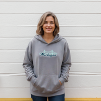 "Mackinac Bridge"Relaxed Fit Classic Unisex Hoodie
