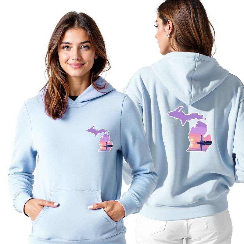 "Michigan Beacon"Relaxed Fit Classic Unisex Hoodie