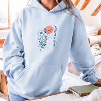 "Midwest In Bloom"Relaxed Fit Classic Unisex Hoodie