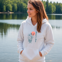 "Midwest In Bloom"Relaxed Fit Classic Unisex Hoodie
