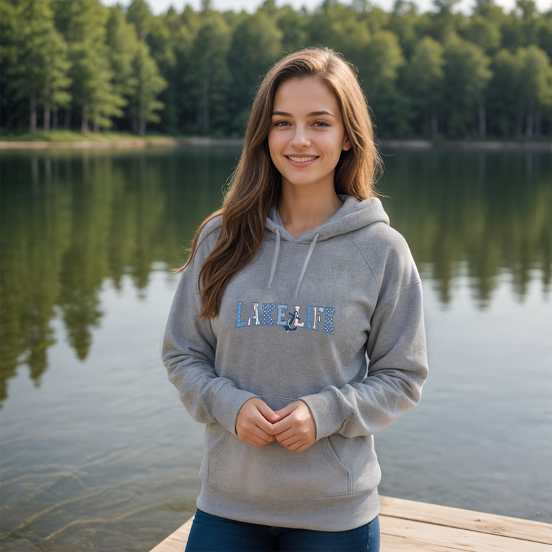 "American Lake Life"Relaxed Fit Classic Unisex Hoodie
