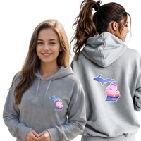 "Michigan Sunset"Relaxed Fit Classic Unisex Hoodie