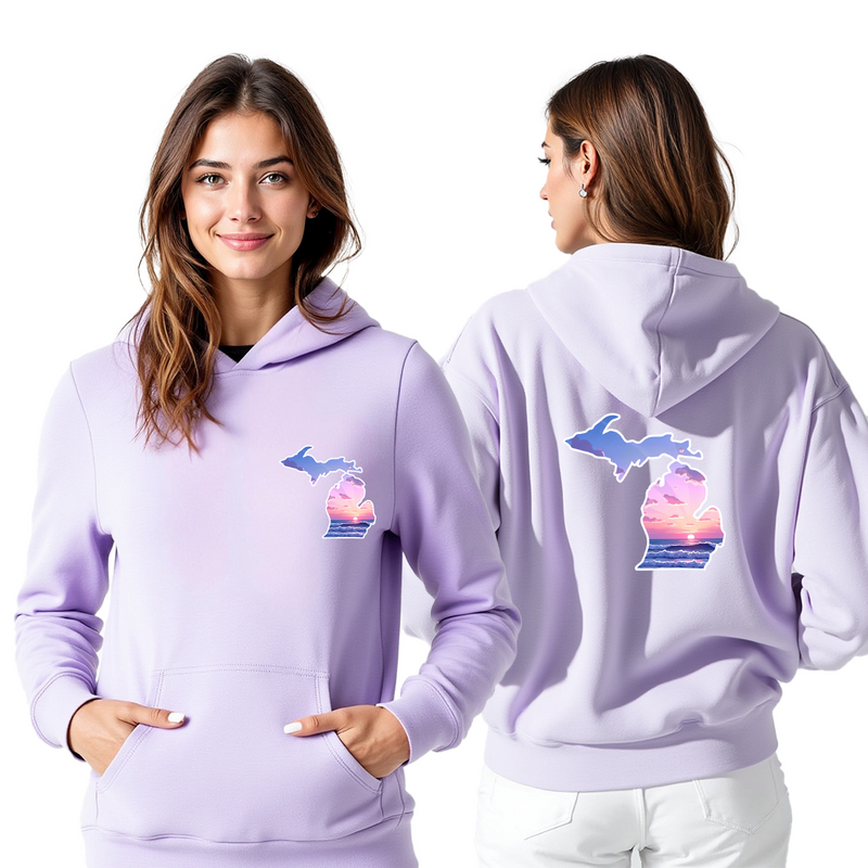 "Michigan Sunset"Relaxed Fit Classic Unisex Hoodie