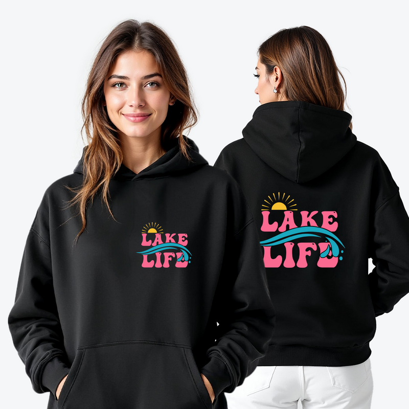 "Summer Lake Life"Relaxed Fit Classic Unisex Hoodie