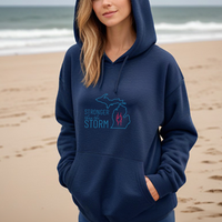 "Stronger Than The Storm"Relaxed Fit Classic Unisex Hoodie