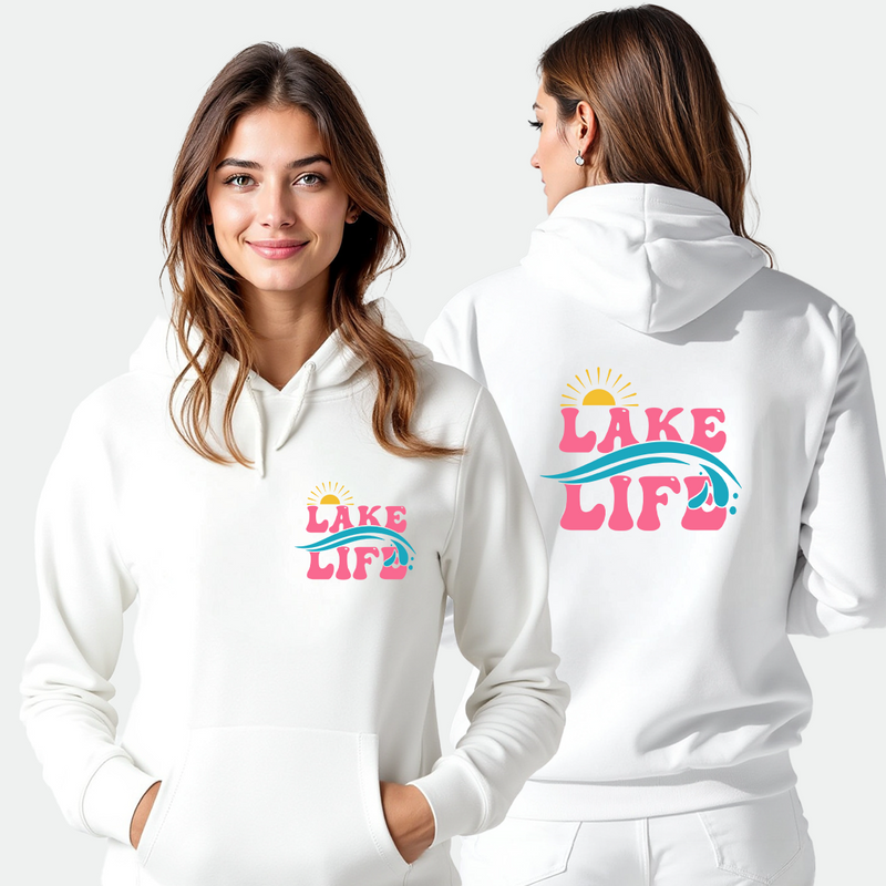 "Summer Lake Life"Relaxed Fit Classic Unisex Hoodie