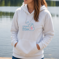 "Stronger Than The Storm"Relaxed Fit Classic Unisex Hoodie