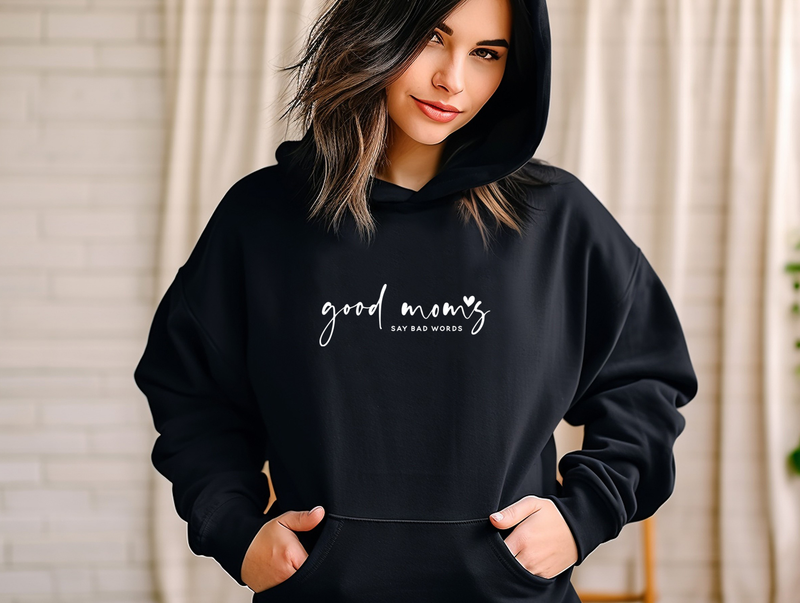 "Good Moms"Relaxed Fit Classic Hoodie