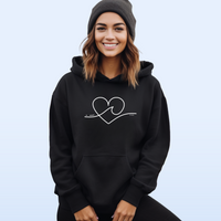 "Wave Of Love"Relaxed Fit Classic Unisex Hoodie