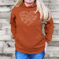 "I Love Boo"Relaxed Fit Classic Hoodie