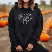 "I Love Boo"Relaxed Fit Classic Hoodie