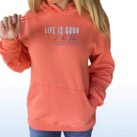 SALE "Life Is Good"Relaxed Fit Classic Unisex Hoodie