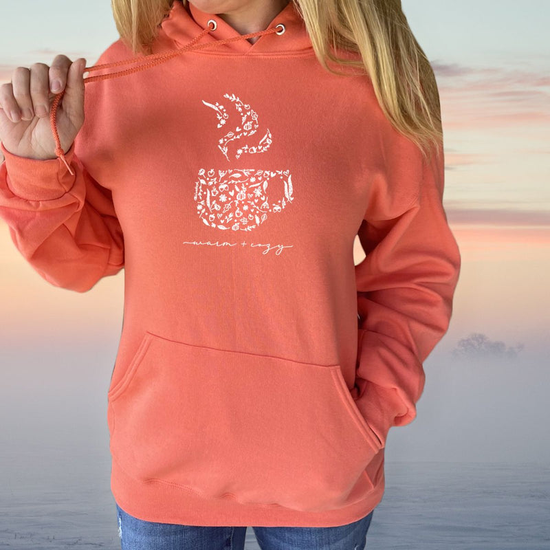 "Warm &Cozy"Relaxed Fit Classic Unisex Hoodie
