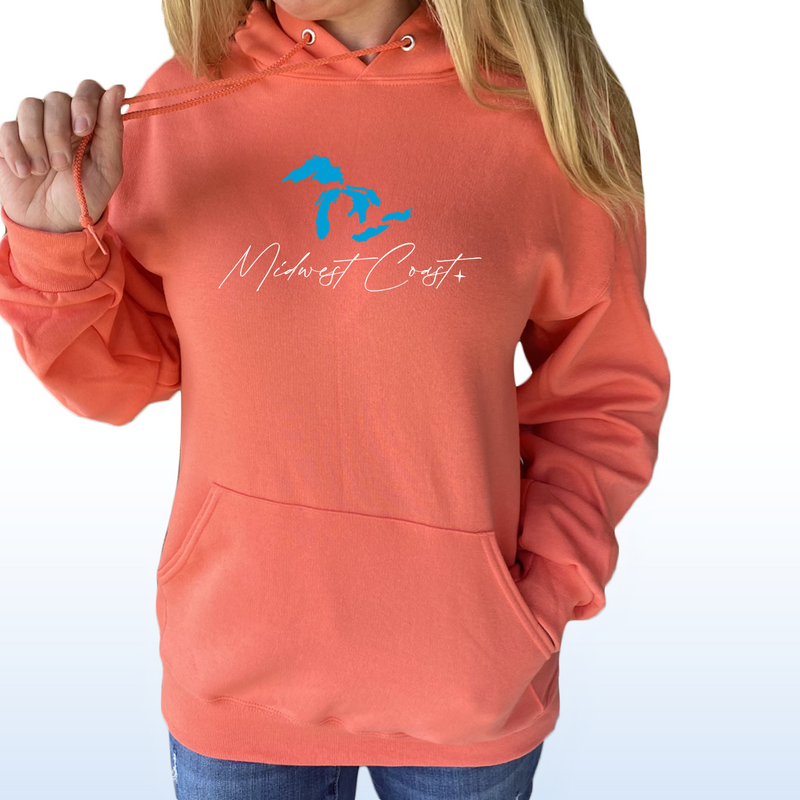 "Midwest Coast"Relaxed Fit Classic Unisex Hoodie