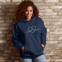 "Wave Of Love"Relaxed Fit Classic Hoodie