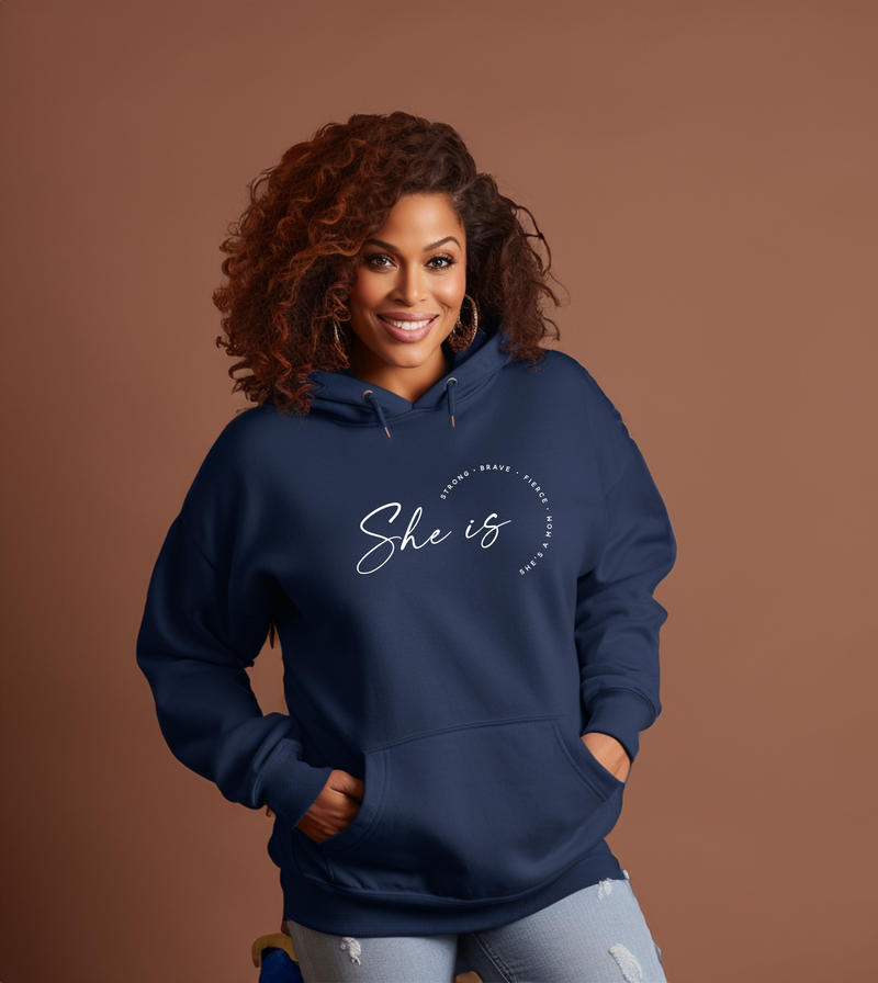 "She Is....."Relaxed Fit Classic Unisex Hoodie