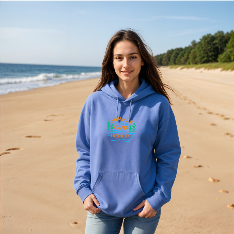 SALE "Summer Camp"Relaxed Fit Classic Unisex Hoodie