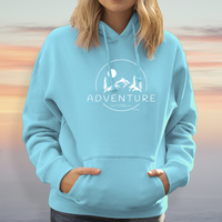 "Time For Adventure"Relaxed Fit Classic Hoodie