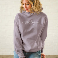 "Wine Lover"Soft Style Relaxed Fit Hoodie