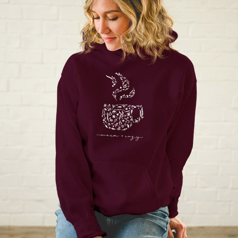 "Warm &Cozy"Soft Style Relaxed Fit Hoodie