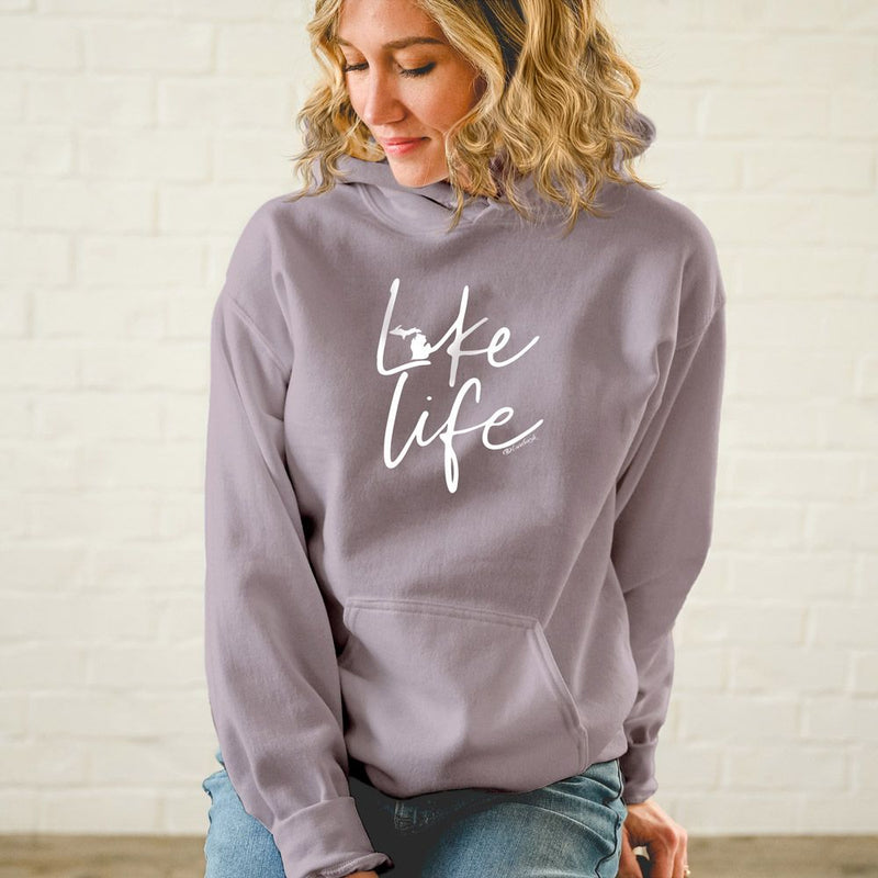 "Life On The Lake"Soft Style Relaxed Fit Hoodie